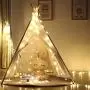 Twinkle Star 14.8 FT 40 LED String Lights, Waterproof Ball Fairy Lights, 8 Lighting Modes, String Light Battery Powered for Indoor Outdoor Garden Home Wedding Party Christmas Decoration, Warm White