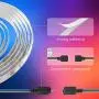 Jhome LED Strip Lights, 16.4ft RGB Changing 5050 LED Tape Lights with 44-Key IR Remote and Power Supply for Home Decoration, Living Room, Bedroom, Party
