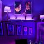 Onforu LED Black Lights Bulb, 7W A19 E26 Bulb, 385-400nm, Glow in The Dark for Blacklight Party, Body Paint, Fluorescent Poster, Neon Glow ( 2 Pack )
