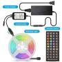 LED Strip Lights, Calo 32.8ft Strip Waterproof RGB Colored Rope Light Music Sync 5050 LED Tape Lights, Flexible Color Changing, App Control with Remote, 7 Scenes Mode for Bedroom, Room, Kitchen, Party