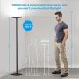 TROND LED Torchiere Floor Lamp, Modern Sky Tall Dimmable Lamp 30W, 5500K Natural Daylight, Max. 5000lm, 71-Inch, 30-Min Timer, Standing Pole Uplight for Living Room Bedroom Office, Black