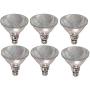 70 Watts Halogen Light Bulb 70W 120V PAR38 Flood High Output Dimmable Spotlights for Track Lighting Bulbs, Recessed Can, Security Lights 70PAR38/FL (90W Replacement) (90Par38) Outdoor 6 Pack