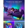 Govee RGBIC LED Strip Lights, 16.4FT LED Lights with Remote Control, 11 Scene Modes and 6 Brightness Color Changing LED Lights, Easy Installation Light Strip for Bedroom, Ceiling, Kitchen