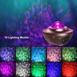 Star Night Light for bedroom, Galaxy Star Projector Ocean Wave Light Projector Gift for Adult Music Star Projector for Living Room Star Cloud for Bedroom Decoration Remote Control Adjustable Lightness