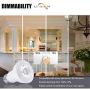 Par20 Led Bulbs 3000K Warm White Dimmable Flood 7W(50W Halogen Equivalent) E26 40 Degree Spot Light for Indoor Track Recessed Lighting 4-Pack