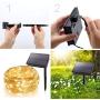 HVIKOV 200 LED Solar Copper Wire String Lamp Led Strip Fairy Garland Outdoor Garden Decorative Light Wedding Christmas Decoration