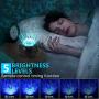 Nebula Projector lights- 2020 Star Ocean Wave Starry Projection Atmosphere Light with Bluetooth Speaker,TF Card Play-32 Modes Night Light for Bedroom/Wedding/Party/Holiday/Gift (Black)