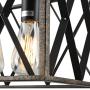 Farmhouse Kitchen Island Pendant Lighting Fixture, Rustic Kitchen Ceiling Hanging Bar Lights, Dining Room Pendant Lighting Marble Finish Rectangle Metal Chandelier(6 Sockets B)