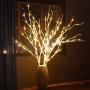 Twinkle Star 150 LED Lighted White Birch Branches 3 Pack Artificial Branches Plug in for Indoor Outdoor Christmas Wedding Party Home Decoration (Vase Excluded)