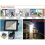 Motion Sensor Led Flood Lights 50w 4000LM Outdoor Security Floodlights IP66 Waterproof Auto ON/Off Lamp for Garage Billboard Warehouse Stairs with a US 3-Plug 6500K AC86-265V