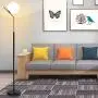 Hsyile Lighting KU300207 Modern Creative White Glass Ball Floor Lamp for Living Room,Bedroom,Office,Hotel,1 Light Hsyile Lighting KU300207 Modern Creative White Glass Ball Floor Lamp for Living Room,Bedroom,Office,Hotel,1 Light