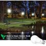 Dusk to Dawn Sensor Light Bulbs, A19 12W (100W Equivalent) LED Auto On Off Light Bulbs, 1200 Lumens, E26 Base, Daylight White 5000K Smart Sensor Lights Outdoor Indoor for Porch Garage Yard, 4-Pack