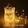 LED String Lights with Remote Control 99ft with 300 LEDs Dimmable Fairy String Lights for Bedroom, Trees, Indoor/Outdoor Copper Lights for Birthday, Wedding, Party UL Certificate Warm White