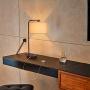 Side Table Lamp with Dual USB Ports, Dimmable Bedside Lamp Modern Nightstand Lamp Desk Reading Lamp with Linen Lampshade for Bedroom, Living Room, Study Room, Office, 8W 2700K LED Edison Bulb Included