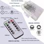 ADAINA Outdoor Battery Operated String Lights,8 Model Remote Dimmer Timer Waterproof 40 LEDs,14Ft Rope Twinkling Lights for Bedroom,Wedding,Party,Christmas Day Home Decoration by (1 Set/Warm White)