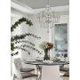 Saint Mossi Chrome K9 Crystal Chandelier Lighting LED Ceiling Light Fixture Pendant Lamp for Dining Room Bathroom Bedroom Livingroom 5 E12 LED Bulbs Required Height 26 x Width 24 Saint Mossi Chrome K9 Crystal Chandelier Lighting LED Ceiling Light Fixture Pendant Lamp for Dining Room Bathroom Bedroom Livingroom 5 E12 LED Bulbs Required Height 26 x Width 24