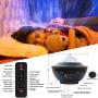 Night Light Projector for Kids, OwnZone Ocean Wave Projector Star Galaxy Light Projector with Bluetooth Speaker Music Rhythm Rotating LED Nebula Lights for Bedroom Home Theatre Party Wedding Birthday