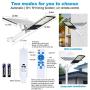 360W Solar Street Lights Outdoor - with Remote Control LED Solar Power Street Lamp 6500K Daylight White