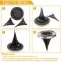 Solar Lights for Outdoor Garden, Garden Deck Solar Disk Lights Waterproof, Solar Garden Ground Lights Outdoor Walkway Deck for Yard Driveway IP65 Waterproof, 6000K Cold White Solar Landscape Light (4) Solar Lights for Outdoor Garden, Garden Deck Solar Disk Lights Waterproof, Solar Garden Ground Lights Outdoor Walkway Deck for Yard Driveway IP65 Waterproof, 6000K Cold White Solar Landscape Light (4)