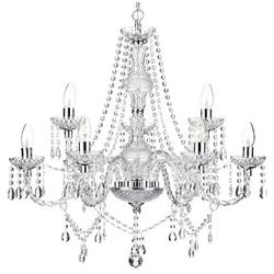 Saint Mossi Modern Contemporary Elegant Crystal Glass Chandelier Pendant Ceiling Lighting Fixture - 9 Lights