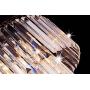 Saint Mossi Modern K9 Crystal Raindrop Chandelier Lighting Flush Mount LED Ceiling Light Fixture Pendant Lamp for Dining Room Bathroom Bedroom Livingroom 6 E12 Bulbs Required H14'' X D18''