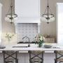 KSANA Glass Pendant Chandeliers for Dining Room, Kitchen Island, 12.5'' D