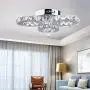Modern Crystal Chandeliers, 3 Rings 36W LED Crystal Chandelier Fixtures Stainless Steel Pendant Ceiling Lights Fixtures for Dining Room Living Room Bedroom (Warm White) Modern Crystal Chandeliers, 3 Rings 36W LED Crystal Chandelier Fixtures Stainless Steel Pendant Ceiling Lights Fixtures for Dining Room Living Room Bedroom (Warm White)