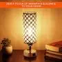 Dimmable Table Touch Lamp with 2 USB Charging Ports, AC Outlet, and Bulb, Decorative Crystal Bedside Light, Cute Modern Desk Lamps for Bedroom, Living Room, Bed Side, Guest Room, and Home Office Dimmable Table Touch Lamp with 2 USB Charging Ports, AC Outlet, and Bulb, Decorative Crystal Bedside Light, Cute Modern Desk Lamps for Bedroom, Living Room, Bed Side, Guest Room, and Home Office