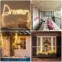 Koopower 2 Pack Outdoor String Lights 16ft 50 LEDs Battery Operated Fairy Lights 8 Mode Waterproof Copper Wire Lights for Bedroom, Garden, Easter, Xmax Decoration Warm White (Remote and Timer)
