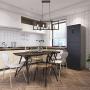 Modern Kitchen Island Light Industrial Ceiling Pendant Chandelier for Dining Room, Kitchen Hanging Lighting Fixture 4 Light Lamp, Black Modern Kitchen Island Light Industrial Ceiling Pendant Chandelier for Dining Room, Kitchen Hanging Lighting Fixture 4 Light Lamp, Black
