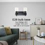 VINLUZ 2 Light Sconces Wall Lighting Black Modern Wall Lamp with Clear Glass Shade Bathroom Vanity Light, Industrial Vintage Wall Mounted Light Fixtures Bedroom Kitchen Stairs