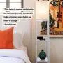 Brightech Maxwell Charger - Shelf Floor Lamp with USB Charging Ports & Electric Outlet - Tall & Narrow Tower Nightstand for Bedroom - Modern, Asian End Table with Light Attached - White