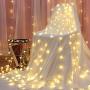Twinkle Star 14.8 FT 40 LED String Lights, Waterproof Ball Fairy Lights, 8 Lighting Modes, String Light Battery Powered for Indoor Outdoor Garden Home Wedding Party Christmas Decoration, Warm White