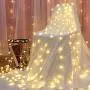 Twinkle Star 14.8 FT 40 LED String Lights, Waterproof Ball Fairy Lights, 8 Lighting Modes, String Light Battery Powered for Indoor Outdoor Garden Home Wedding Party Christmas Decoration, Warm White