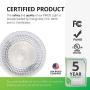 Sunco Lighting 10 Pack PAR20 LED Bulb, 7W=50W, Dimmable, 6000K Daylight Deluxe, E26 Base, Indoor/Outdoor Spotlight, Waterproof - UL & Energy Star
