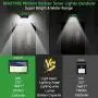 WAKYME Latest 288 LEDs Sensor Light Outdoor, 3 Lighting Modes, 270° Wide Angle Super Bright Solar Light Outdoor, IP65 Waterproof Solar Security Lights Outdoor, 4 Pack