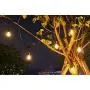 AETOLFIW 48ft Waterproof Light String with Incandescent Glass Bulbs, Bright Fairy Light Strip Decoration Outdoor String Light for Indoor Outdoor Commercial Party Use