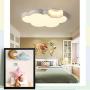 LITFAD Dimmable LED Ceiling Light Cartoon Cloud Design Ceiling Lamp Fixture in White for Girls Bedroom,Kids Room,Children Bedroom Study Room