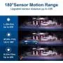 LED Solar Security Lights Outdoor,Derro 1600LM Solar LED Motion Sensor Light with 3 Adjustable Head, 6500K, IP65 Waterproof Flood Light for Garden,Backyard, Pathway,Garage& Patio