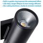 LEONLITE 20W Integrated LED Up Down Wall Light, 1400lm, Cylinder Outdoor Porch Lights, 100V-277V, Wet Location, Door Way, Corridor, Patio Light, Pack of 4