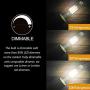 T10 LED Bulbs Daylight 4000K LED Tubular Edison Light Bulbs 4W Dimmable Tube Vintage Led Bulbs 40 Watt Equivalent,E26 Medium Base, LED Filament Retro Bulb for Desk Lamp, Pendant Lights(3-Pack)