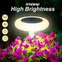 Intelamp Solar Path Lights 6 Pack Solar Landscape Lights, Colorful Solar Lights by Remote Control Waterproof Outdoor Lights for Garden Lawn Walkway Yard Patio