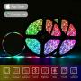 LED Strip Lights, Kwanan Color Changing LED Light Strip 32.8feet(10m) Kit SMD 5050 Waterproof Rope Lights with Bluetooth Controller Sync to Music Apply for TV, Home, Bedroom, Party (RGB)