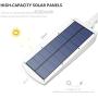 Solar Street Light Outdoor 48LEDs 900LM Waterproof IP65 4 Modes Emergency Light with PIR Motion Sensor, All-in-one Cordless Lamp, for Street Road Garden Yard Pathway