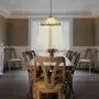 Capulina Tiffany Dining Table Lights, 18 Inch Wide Hanging Tiffany Style Lamp, 2-Light Stained Glass Lighting Fixtures, Stained Glass Dining Room Lights, Mission Style Tiffany Pendant Lights