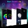 Star Projector,Night Light Projector LED Nebula Light with Moon Star,12 Modes Galaxy Projector Light with Touch Control/Voice Control/App,Star Sky Light Suitable for Bedroom/Party/Home Decor