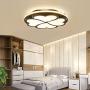 LED Mount Ceiling Lighting, Dimmable Heart-Shaped Ceiling Lights with Remote Control for Living Room/Dining Room/Bedroom-black-52x52x6cm