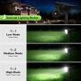 Claoner Solar Landscape Spotlights [36 LED /3 Modes] Wireless Waterproof Outdoor Solar Powered Landscaping Spotlights Wall Lights for Yard Garden Driveway Porch Walkway Pool Patio- Cold White(2 Pack)