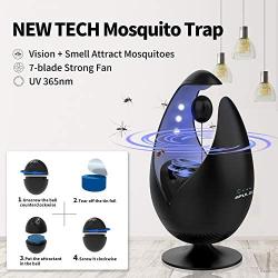 Mosquito Trap, OPULEXX Fruit Fly Trap with UV Light, Electric Mosquito Killer Indoor for Moths, Drain Flies and Bug, Gnat Trap, Non-Toxic, Insect Zapper Safe for Child and Pregnant