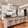 OYIPRO Kitchen Island Lighting, 6 Lights Farmhouse Chandelier Industrial Island Pendant Hanging Modern Light Fixture for Dining Room Kitchen Island Ba